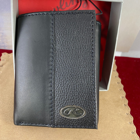 Rawlings Bases Loaded Tri-Fold Leather Wallet - Picture 4 of 4
